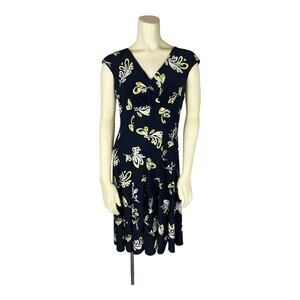 Lauren by Ralph Lauren Floral Print Dress sz 4 Womens